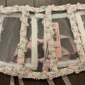 NWT VICTORIA'S SECRET Dream Angels Secret Garden Garter/Cincher Belt